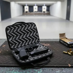 Estuche Porta Arma Corta Universal Houston 2 Pulgadas Reforzado Gun Case Negro
