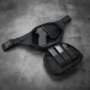 Riñonera Tactica Porta Arma Pistola Universal