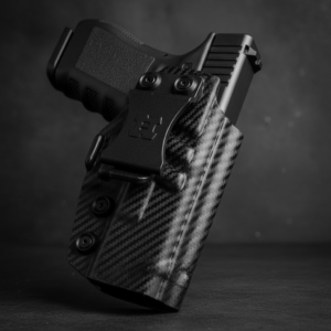 Funda Pistolera Interior Izquierda en Kydex Fibra de Carbono