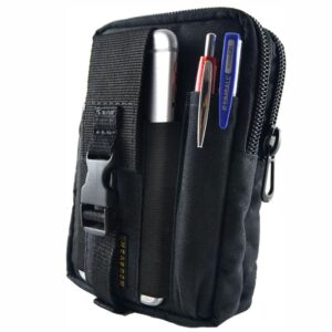 Funda Pouch Molle Táctico Porta Arma Celular Objeto Houston Negro