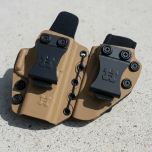 Pistolera Kydex Coyote Appendix Con P/cargador Houston